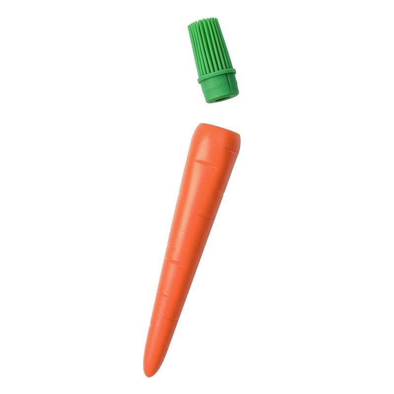 2 PCS Carrot Shape Silicone Barbecue Brush Cake Brush Baking Cream Brush Iron Plate Brush
