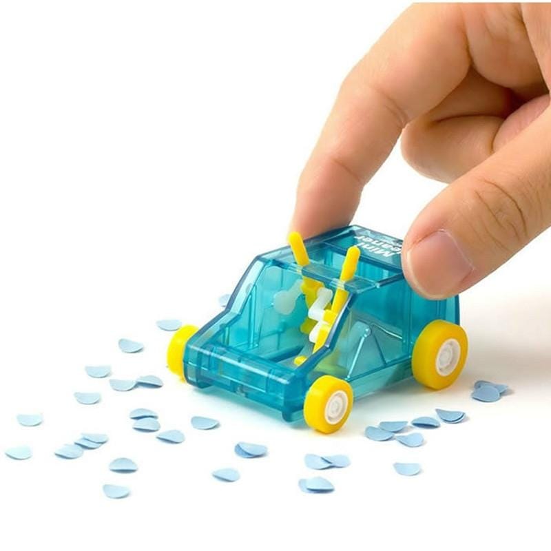 Mini Desktop Hand Sliding Cleaning Trolley Pencil Shaving Rubber Cleaner, Random Color Delivery