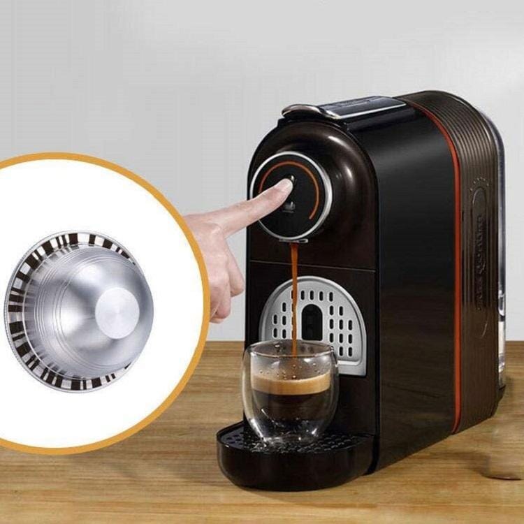 Coffee Capsule Shell Reusable Coffee Filter Stainless Steel Coffee Filter Tool, Style:Coffee Capsule