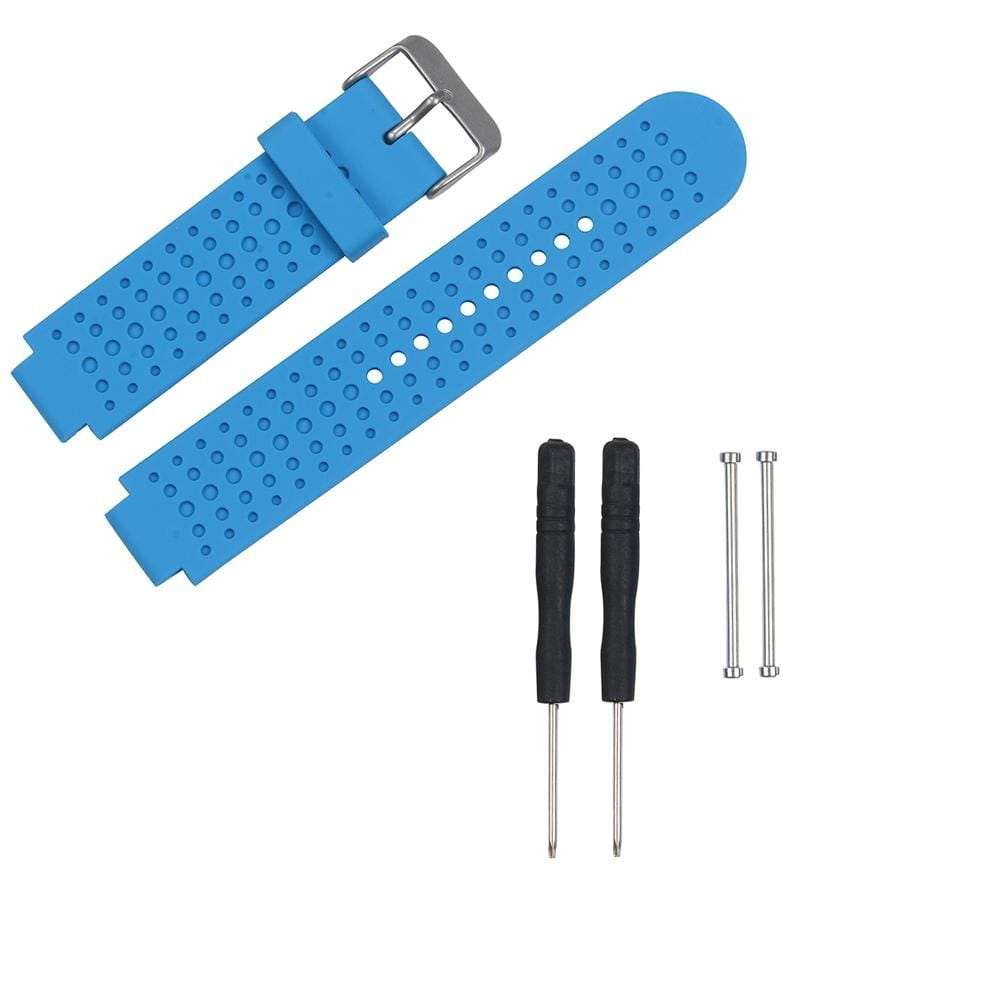 For Garmin Forerunner 620 Solid Color Replacement Wrist Strap Watchband (Dark Blue)