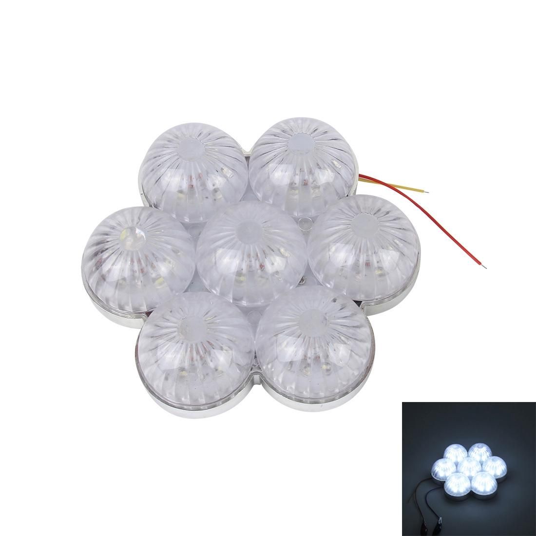 CARFU AC-1961 5W 6000K 300LM Interior LED Roof Light, DC 12V (White Light)