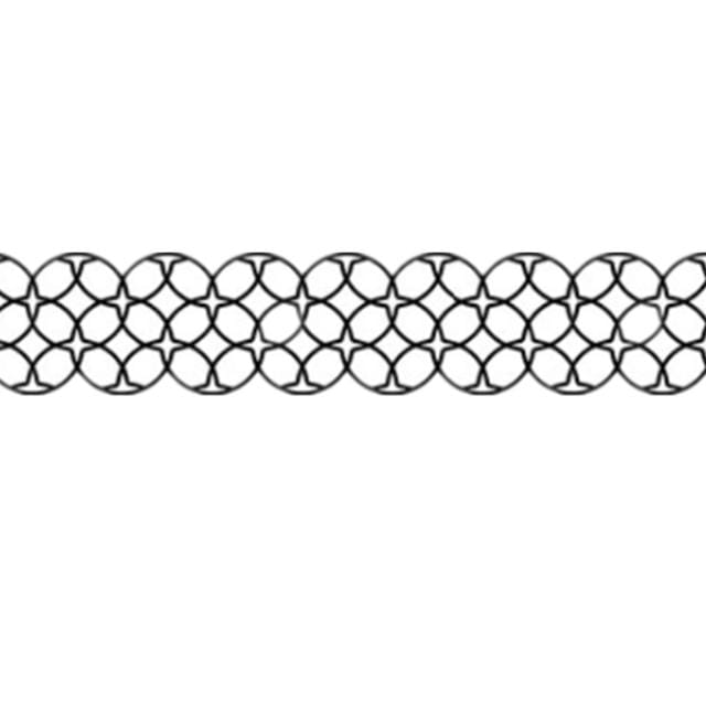 Paper Tape Hollow Lace Series Creative Simple Dreamy Diary DIY Decorative Stickers (Indigo)