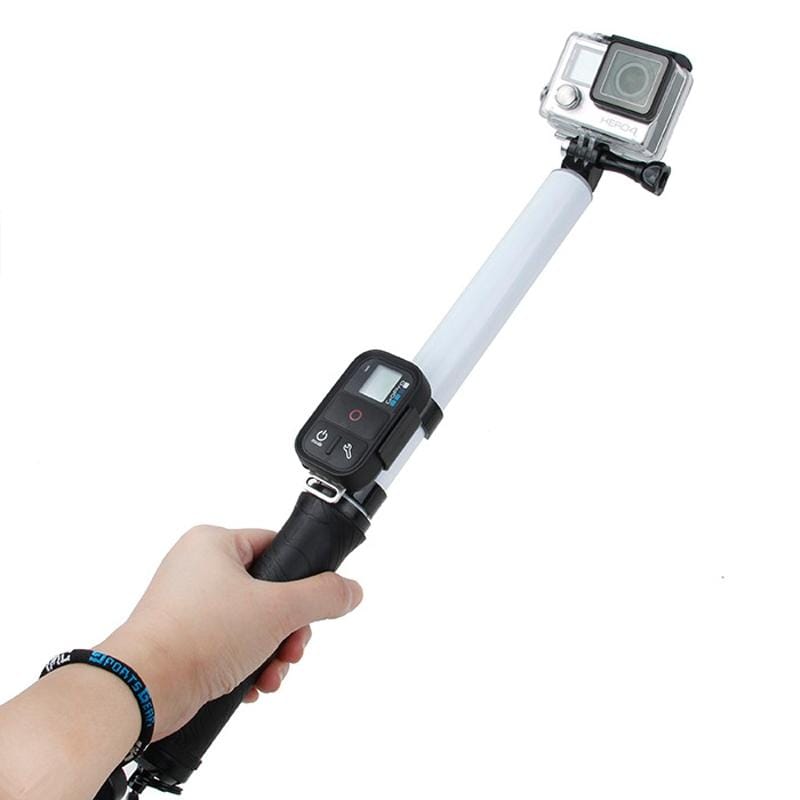 TMC 14-40.5 inch Extension Pole for GoPro HERO 4 / 3+ / 3, Xiaomi Yi Sport Camera (White)