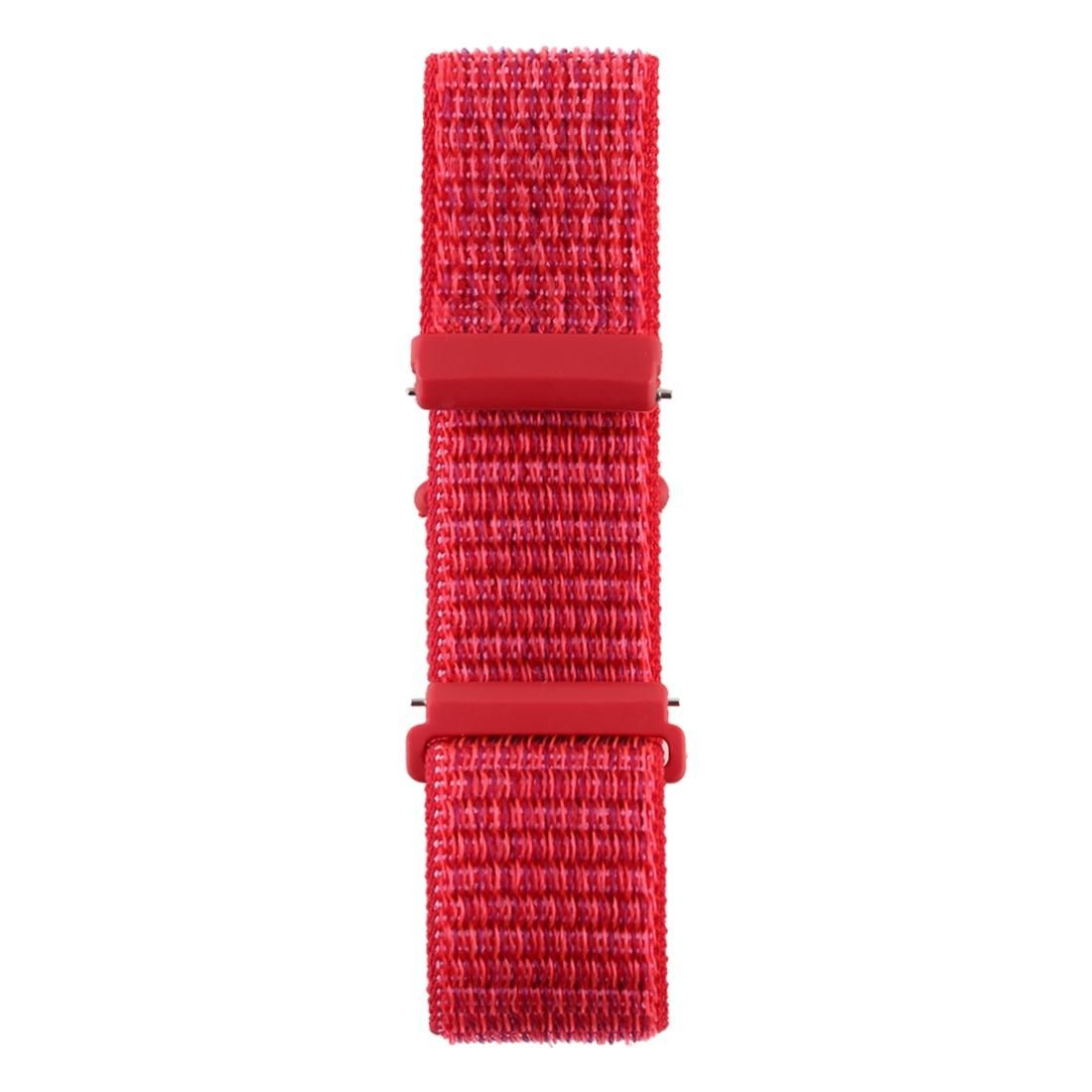 For Fitbit Versa / Versa 2 Nylon Watchband with Hook and Loop Fastener (Grey)