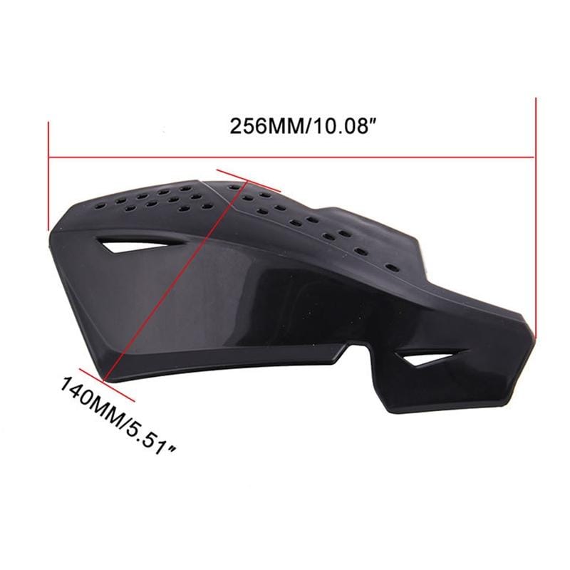 2 PCS Motorcycle Universal Aluminum Handle Wind-block Handguard Suitable for Handle Range: 7/8 inch 22mm and 9/8 inch 28mm