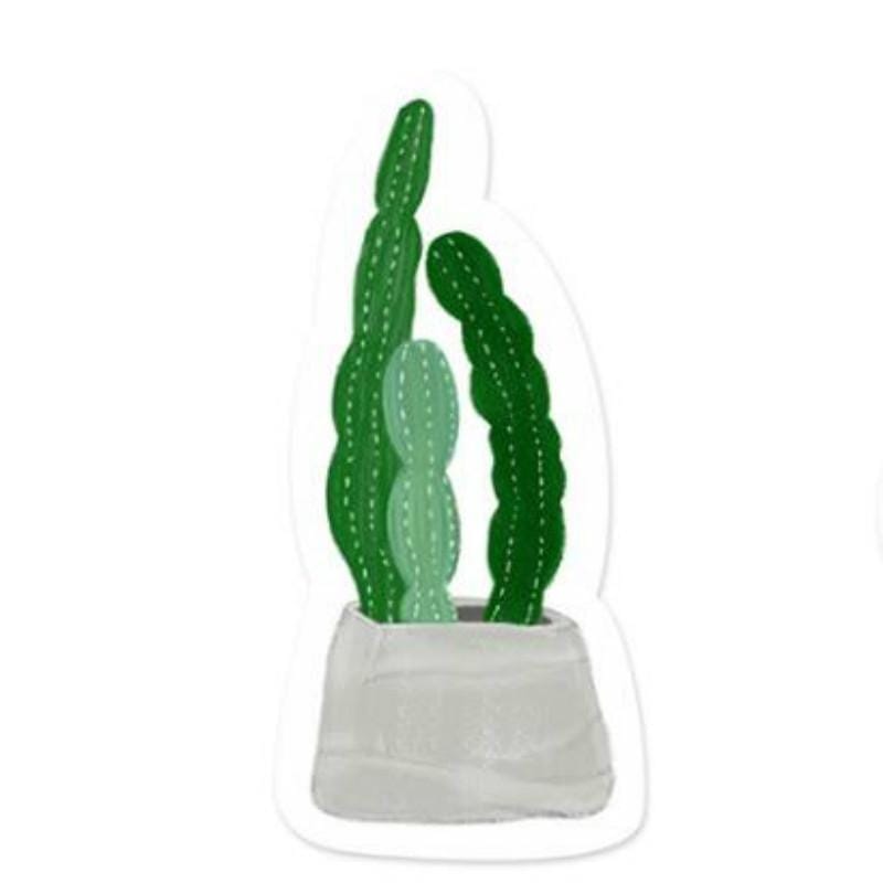 4 PCS Fresh Cactus Memo Pad Sticky Notes Memo Notebook Stationery (Wanzhongshan)