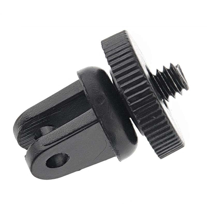ST-60 Mini Size Tripod Mount Adapter for GoPro  NEW HERO /HERO6   /5 /5 Session /4 Session /4 /3+ /3 /2 /1, Xiaoyi and Other Action Cameras (Black)