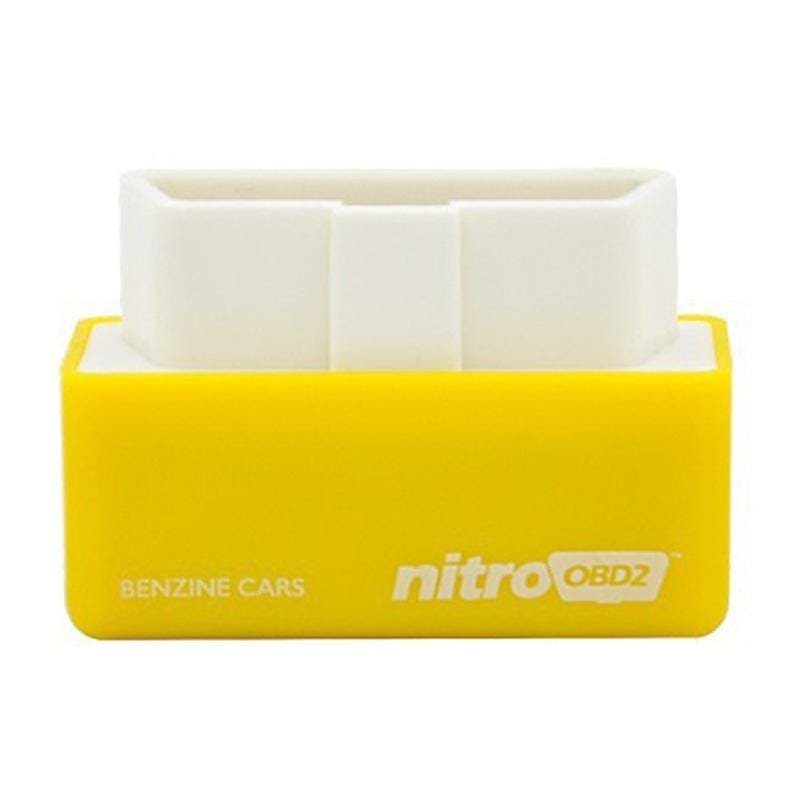 Super Mini EcoOBDII Plug and Drive Chip Tuning Box for Benzine, Lower Fuel and Lower Emission (Yellow)
