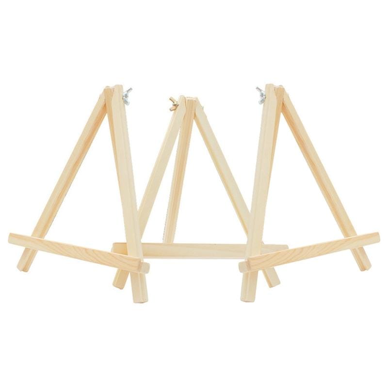 3 PCS Solid Wood Canvas Picture Frame Triangle Bracket