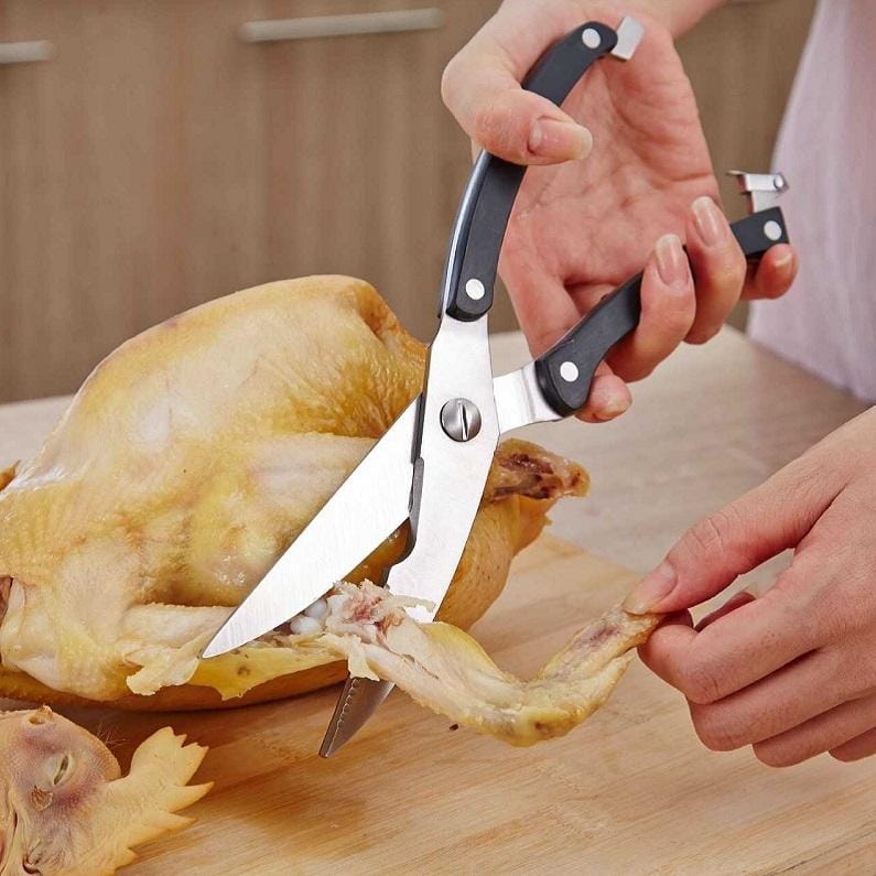 Kitchen Abs Handle Strong Chicken Bone Scissors Fish Bone Scissors