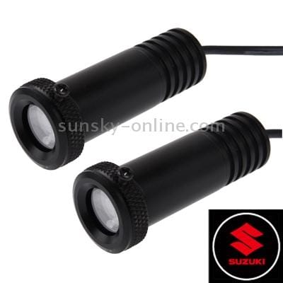 Car Door LED Laser Welcome Decorative Light, LED Laser for SUZUKI Logo