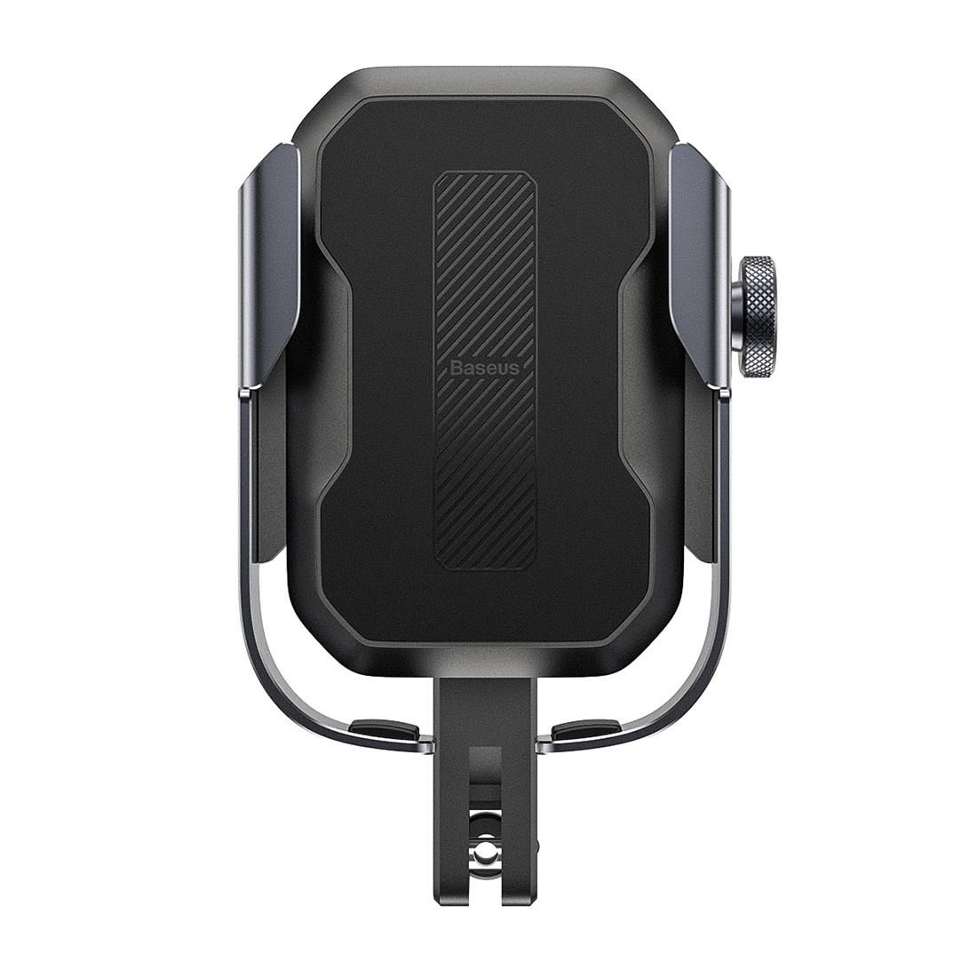 Baseus SUKJA-01 Armor Motorcycle Bike Mobile Phone Holder Bracket (Black)