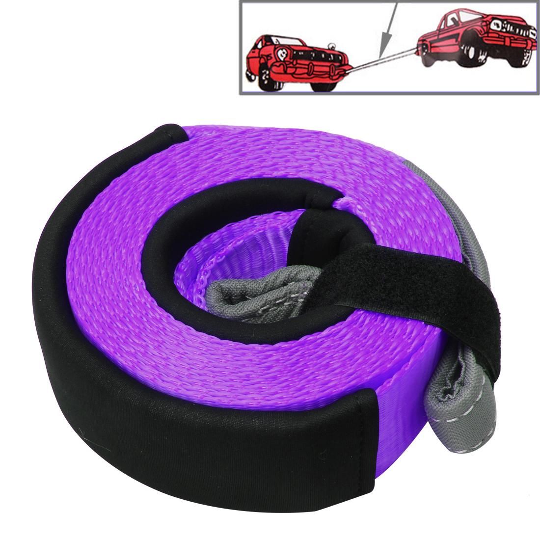 5m x 5cm 8 Tons Towing 2 Tons Lifting High Strength Heavy Duty Vehicle Lifting Towing Pull Strap Rope, Random Color Delivery (Style2)