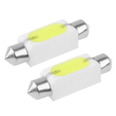 41mm 1.5W White Ceramic LED Car Signal Light Bulb, DC 12V