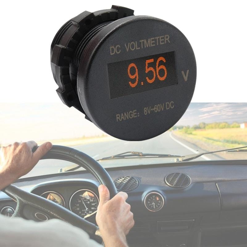 B3397 Car Modified OLED Screen DC Voltmeter 6-60V