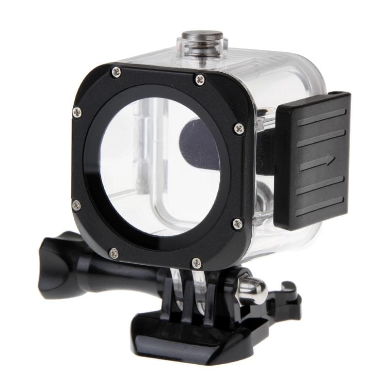 Waterproof Protective Skeleton Shell Housing Case with Circular Lens Frame for GoPro HERO5 Session / HERO4 Session (Black)