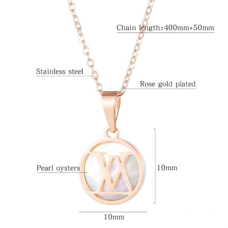 OPK 1674 Geometric Necklace Pendant Clavicle Chain Ladies Titanium Steel Necklace
