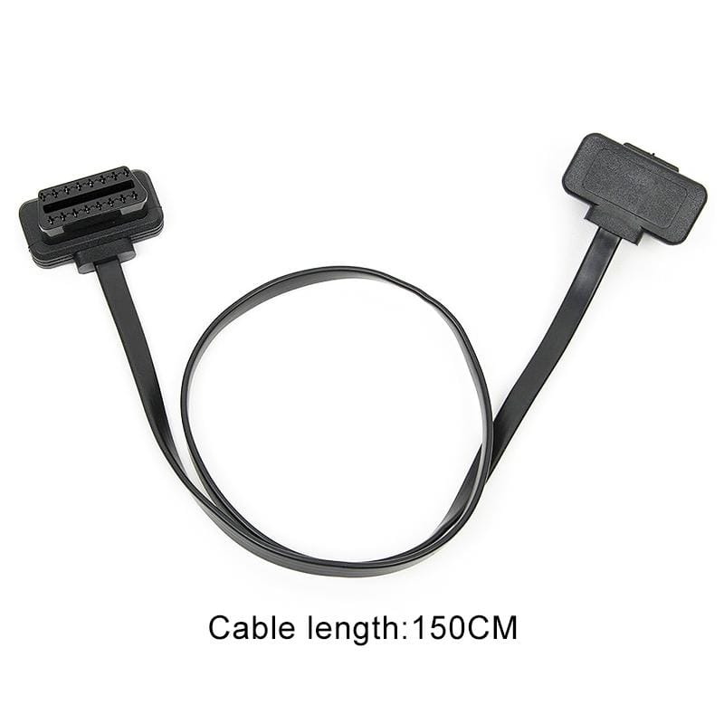 16PIN Car OBD Diagnostic Extended Cable OBD2 Male to Female Cable, Cable Length: 150cm