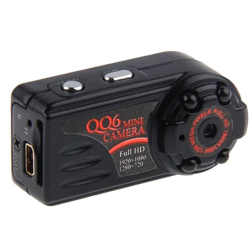 QQ6 Full HD 1080P IR Night Vision Mini DV DVR 12.0 MP Thumb Metal Camera Digital Video Recorder