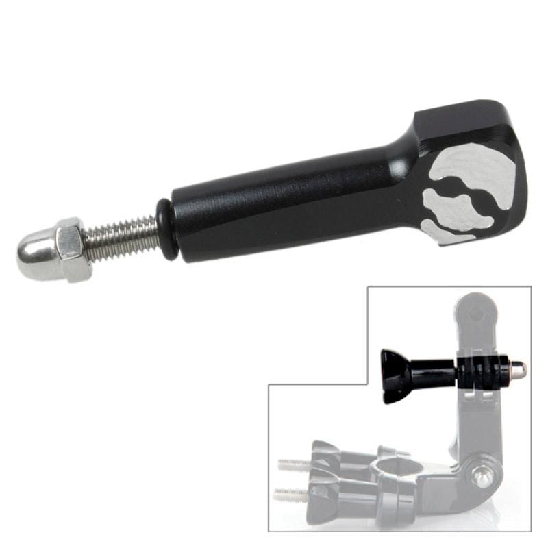 TMC Thumb Knob Skull Mark Long Screw for GoPro  NEW HERO /HERO6   /5 /5 Session /4 Session /4 /3+ /3 /2 /1, Xiaoyi and Other Action Cameras, Material: Aluminum Alloy (Black)