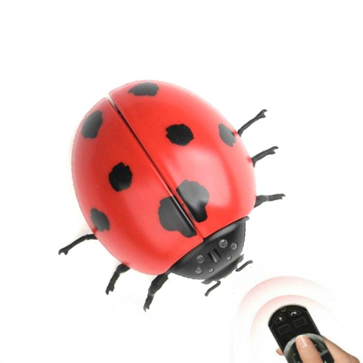 Infrared Sensor Remote Control Simulated Insect Tricky Creative Children Electric Toy Model (Ladybug)