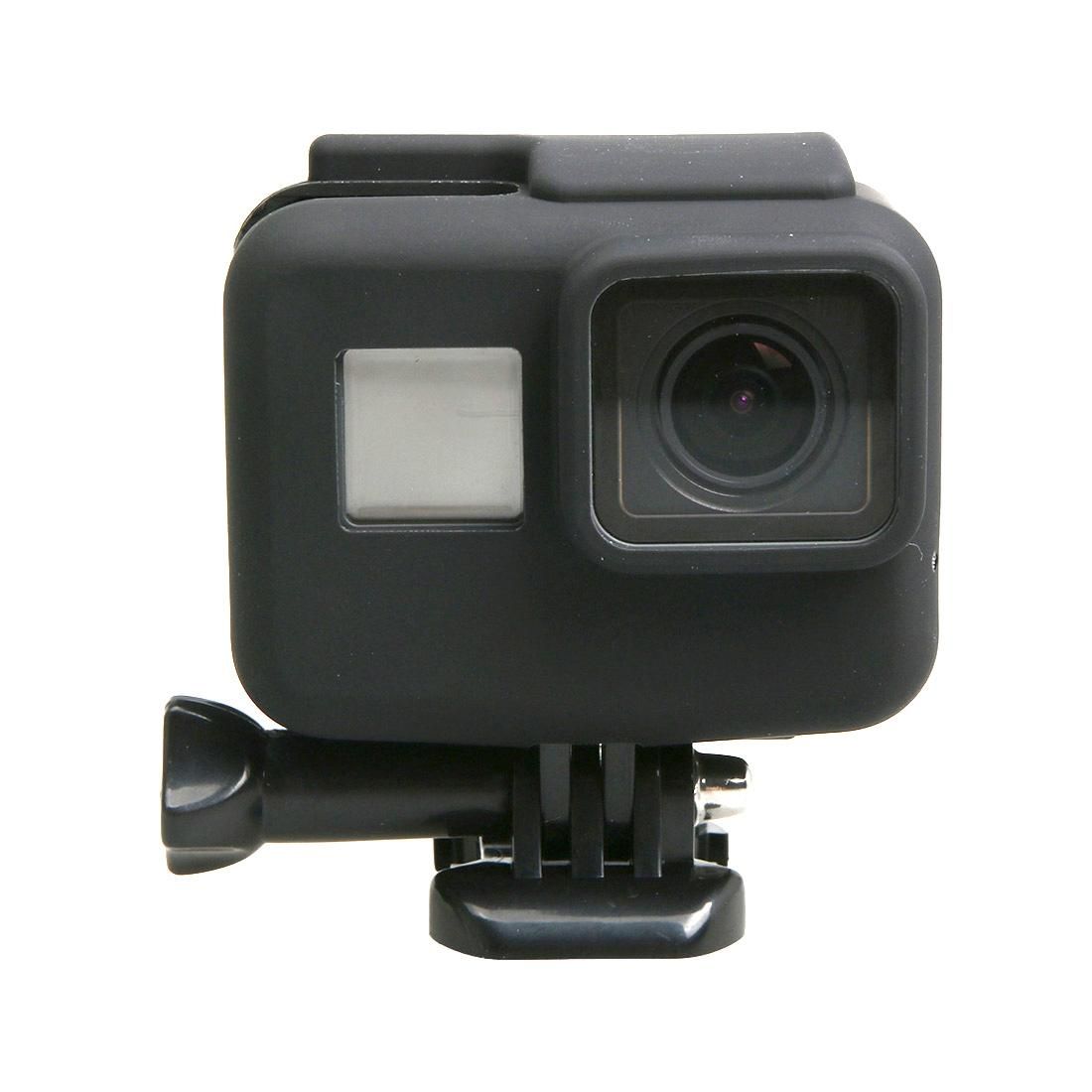 Original for GoPro HERO5 Silicone Border Frame Mount Housing Protective Case Cover Shell (Black)