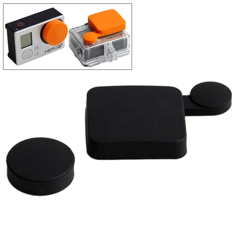 TMC Silicone Cover Set for GoPro Hero 4 / 3+ (Black)
