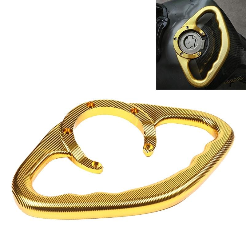 MT07 Modified CNC Fuel Tank Handrail MT09 Universal Fuel Tank Cap Handrail for Yamaha Series (Gold)