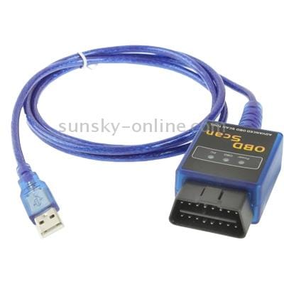 ELM327 Interface USB OBD Auto DiagnosticScan Tool (Blue)