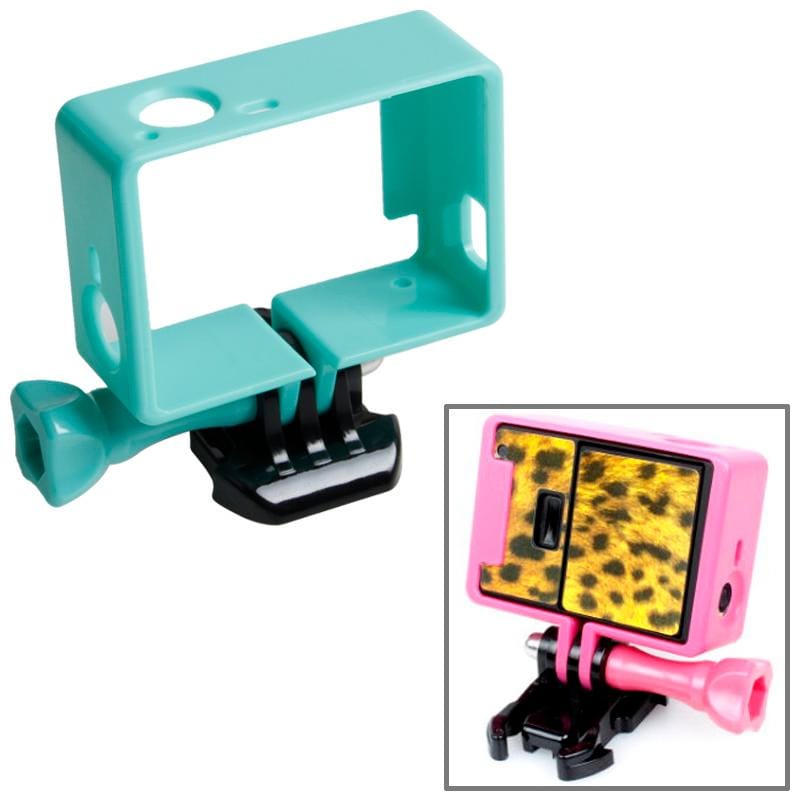 TMC High Quality Tripod Cradle Frame Mount Housing for GoPro HERO4 /3+ /3, HR191 (Blue)