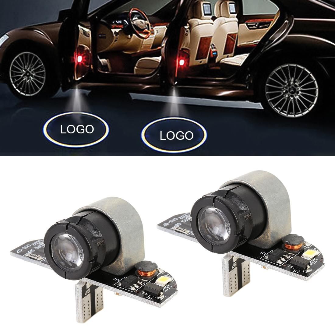 2 PCS DC12V 2.0W Car Door Logo Light Brand Shadow Lights Courtesy Lamp for Honda