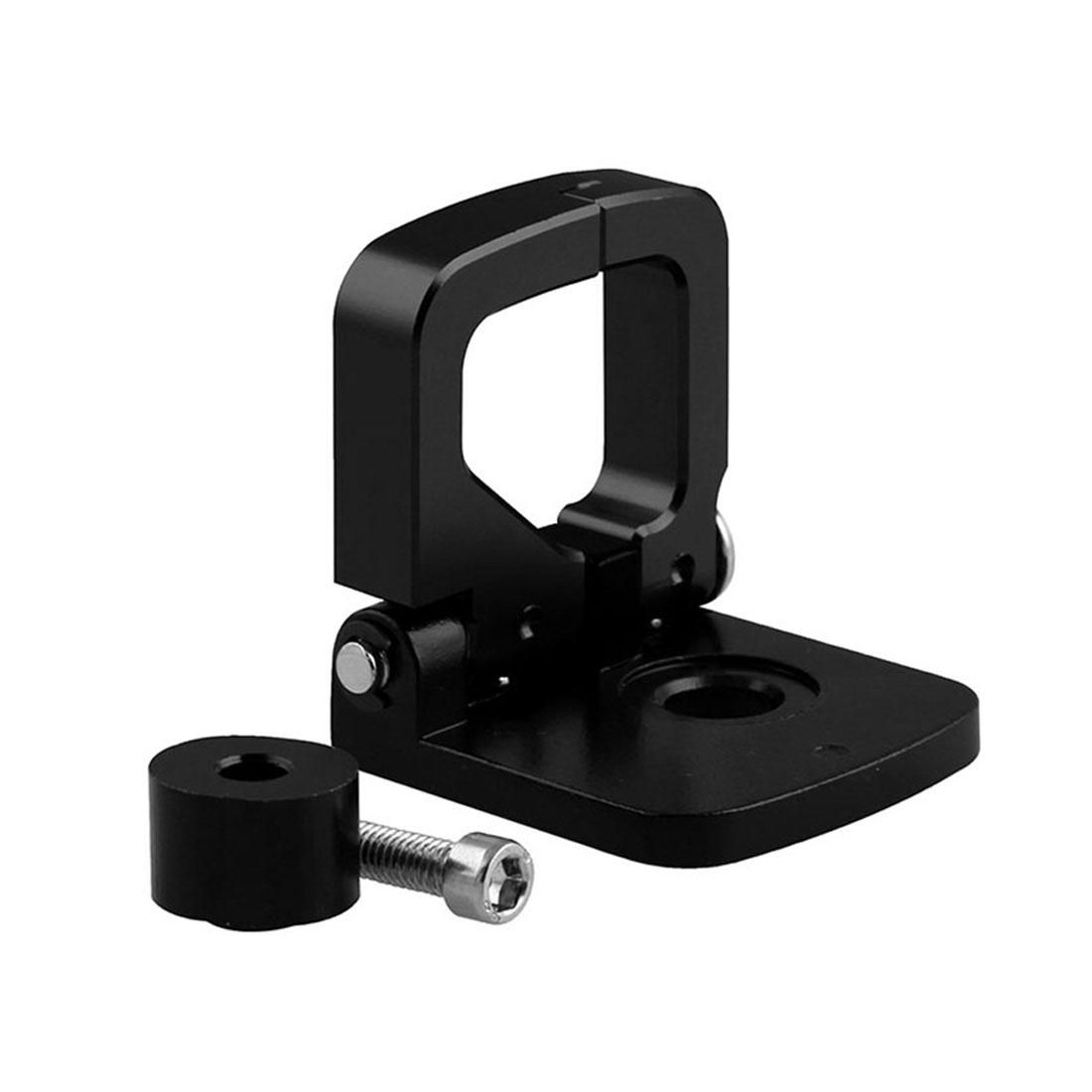 Modified Motorcycle Aluminium Alloy Square Hook Handlebar Holder (Black)