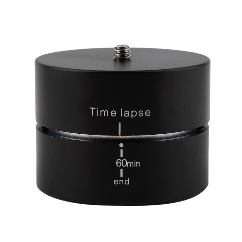 360 Degrees Panning Rotating Time Lapse Stabilizer Tripod Adapter for GoPro HERO4 /3+ /3 /2 /1 (Black)