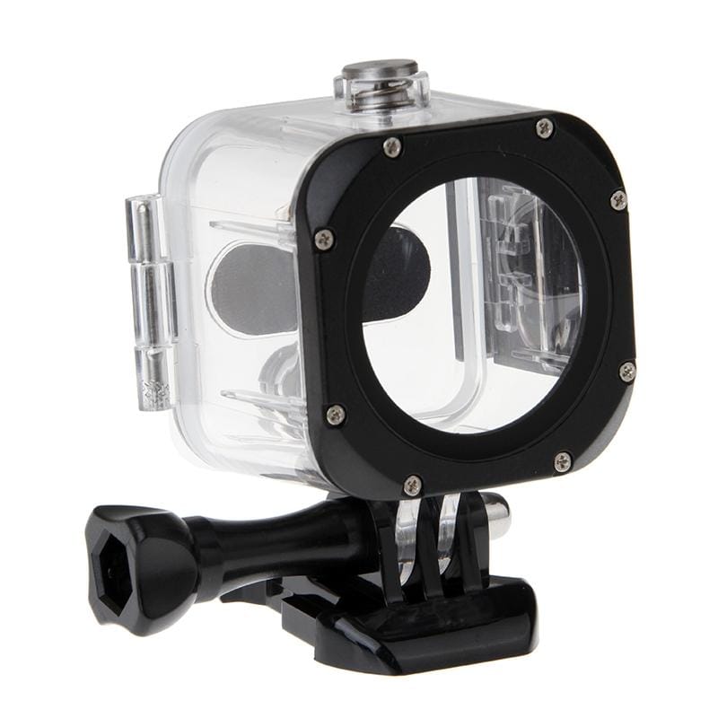 Waterproof Protective Skeleton Shell Housing Case with Circular Lens Frame for GoPro HERO5 Session / HERO4 Session (Style1)