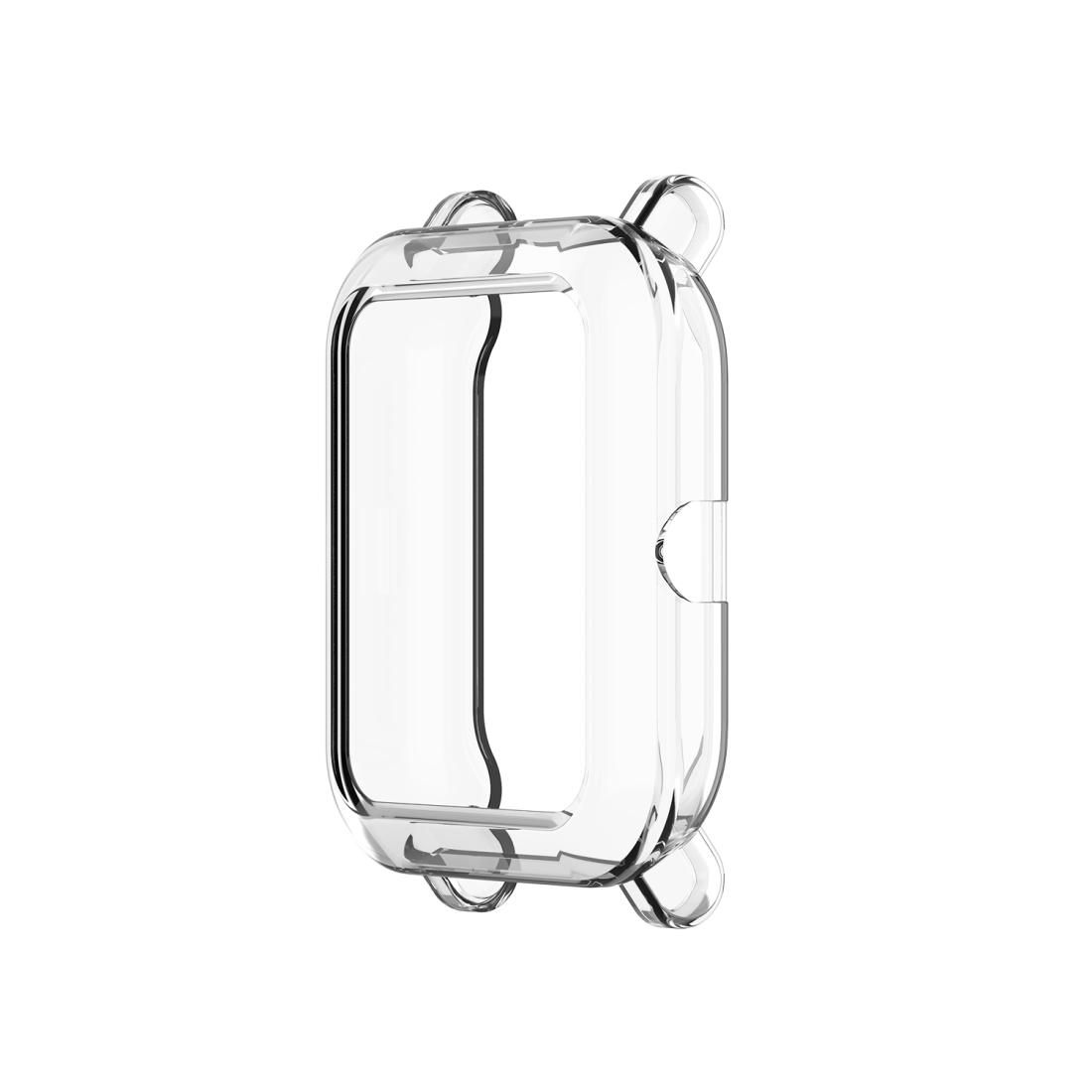 For Amazfit Bip Lite Version 1S / Bip S Transparent TPU Watch Protective Case (Transparent Blue)