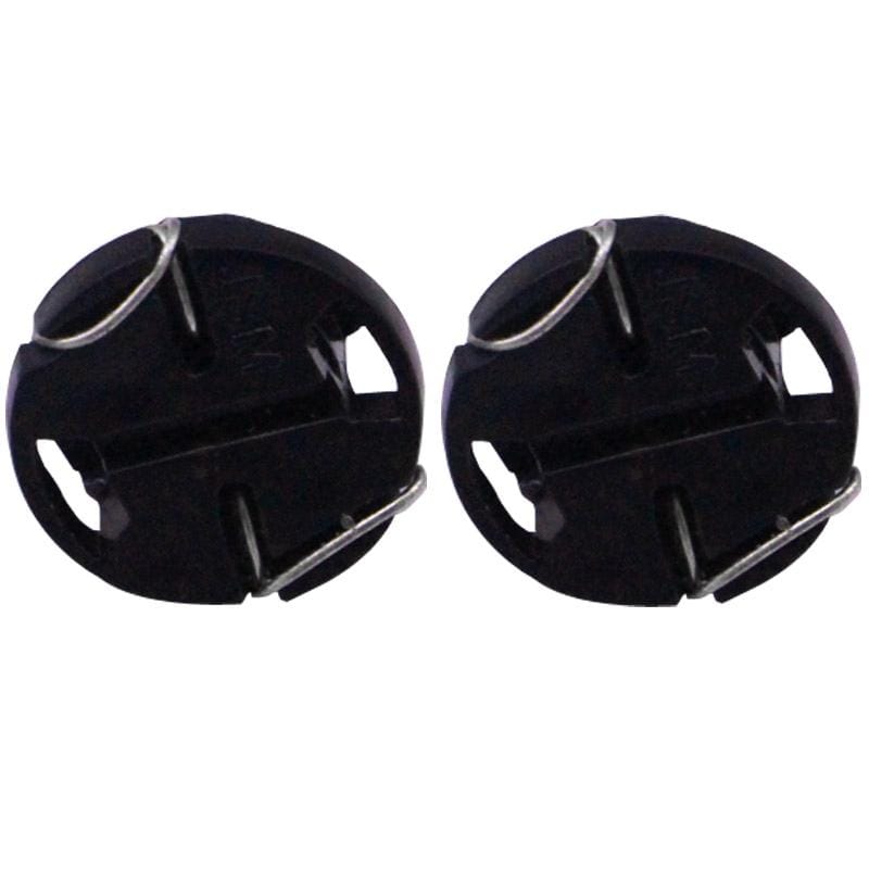 2 PCS T4.7 White Light 0.2W 12LM 1 LED SMD 5050 LED Instrument Light Bulb Dashboard Light for Vehicles, DC 12V (Black)