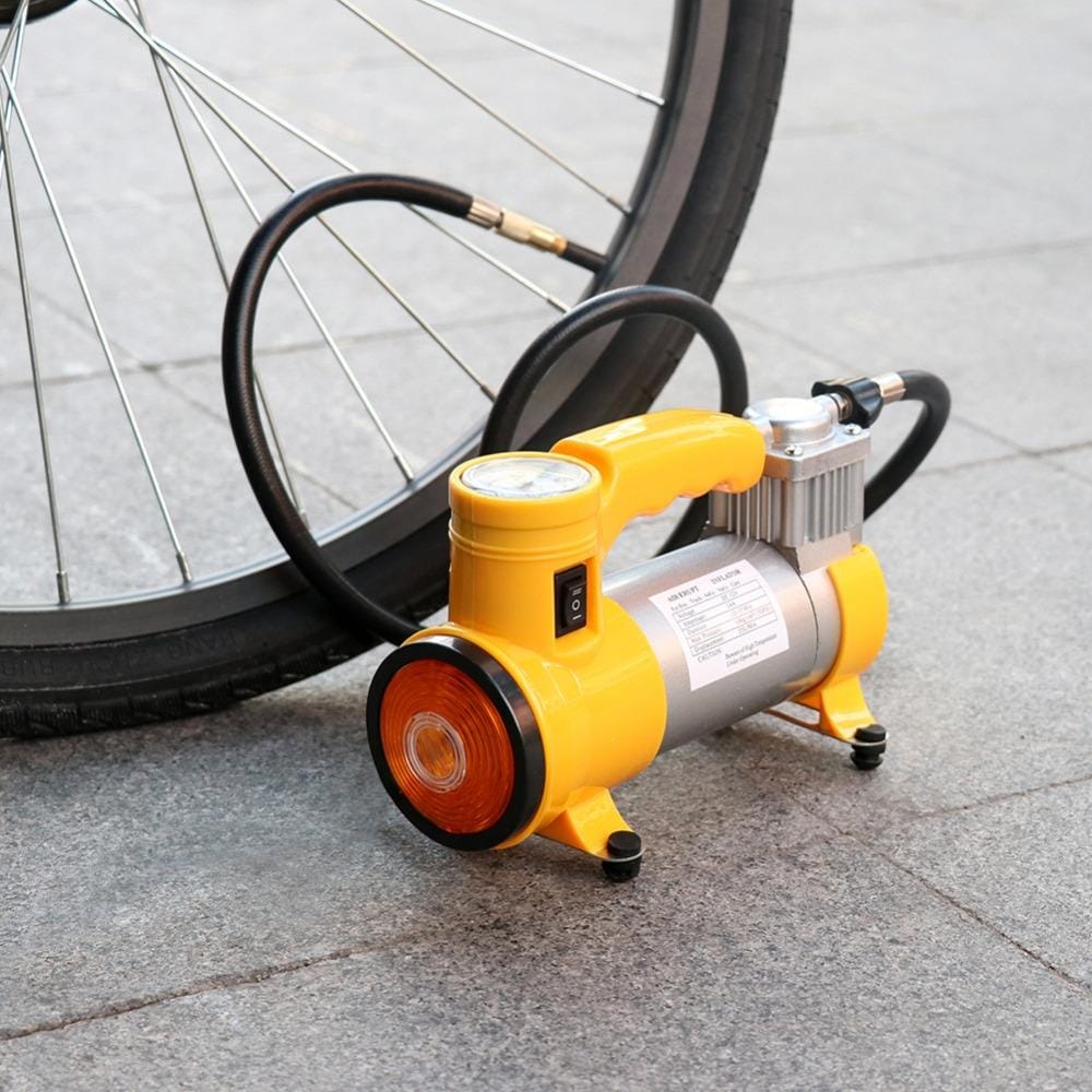 Portable Auto Tire Inflator Car Air Pump Air Compressor with Light