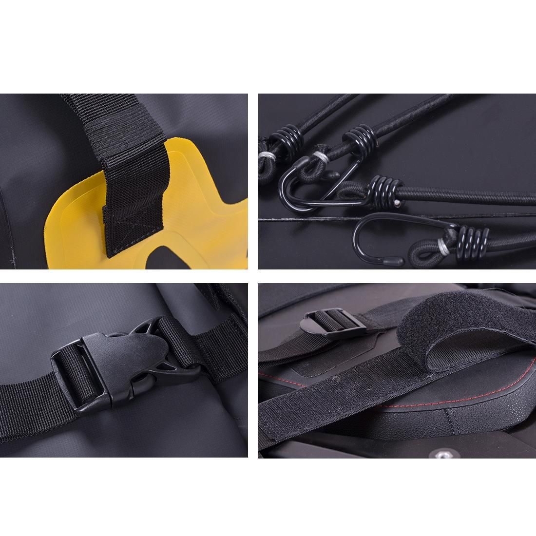 CUCYMA WB-1601 Motorcycle Waterproof Saddle Bag Travel Side Bag (Black)