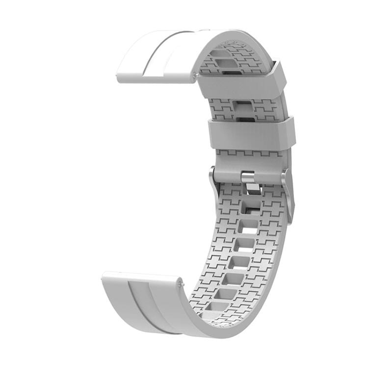 Suitable For Xiaomi Haylou Solar Watch Silicone Strap Length: 21cm (white)