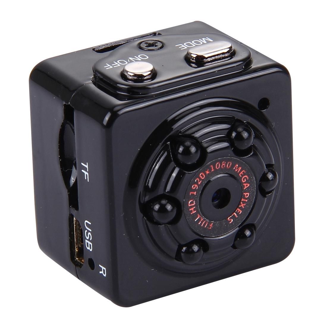 SQ9 HD 1080P 30fps Ultra-Mini DV Pocket Digital Video Recorder Camera Camcorder, Support Motion Detecting & IR Night Vision