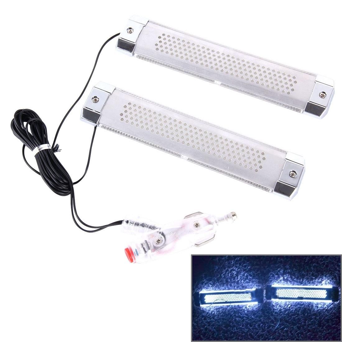 12V Colorful Car Decoration Light Laser Light Atmosphere Light Star Light Lamp (White Light)