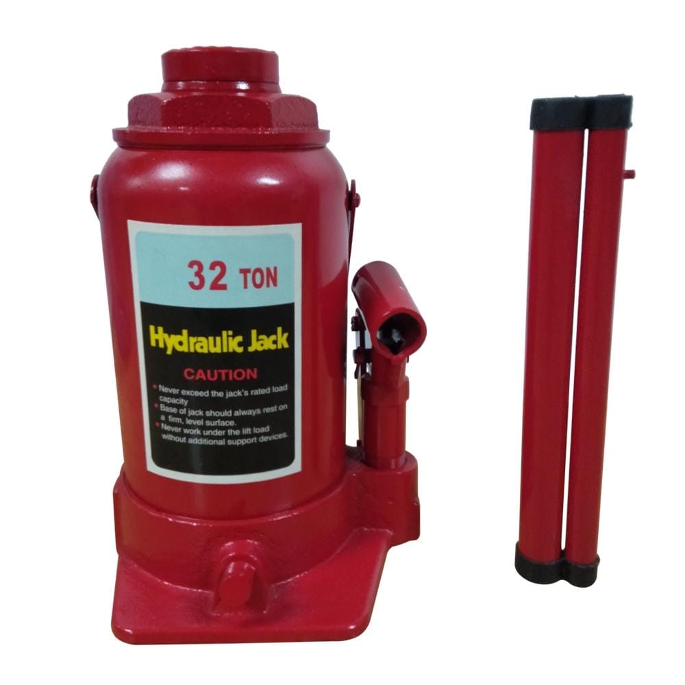 Steel Hydraulic Bottle Jack Car Repair Tool, Bearable Weight: 32 Ton