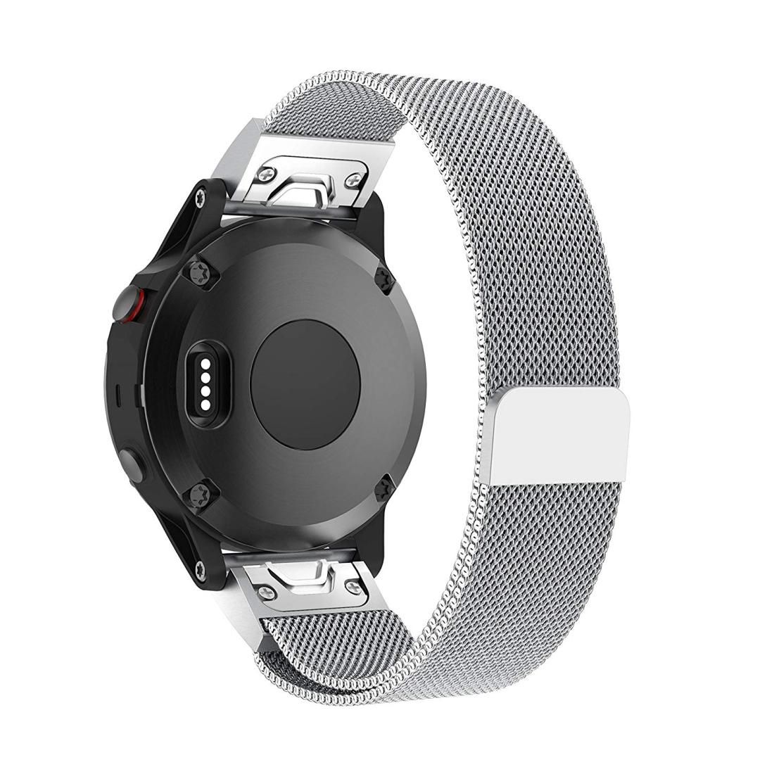 For Garmin Fenix 5 Milan Metal Stainless Steel Metal Watchband , Size:26MM