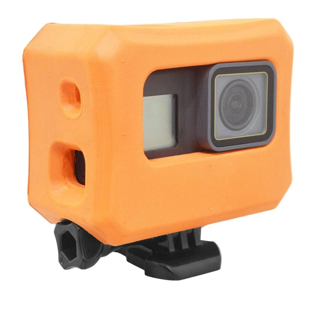 PULUZ Floaty Case with Backdoor for GoPro HERO7 Black /6 /5 (Orange)