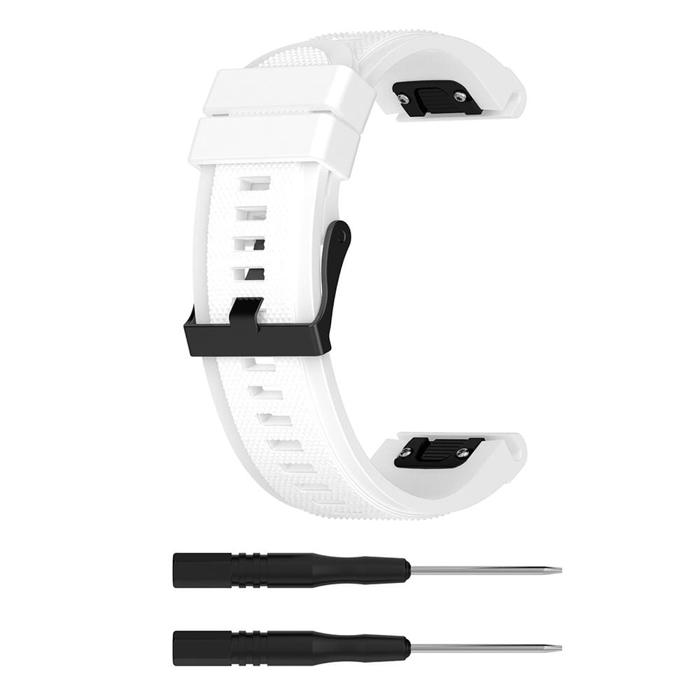 For Garmin Fenix 5X Fenix3 / Fenix3 HR Silicone Replacement Wrist Strap Watchband (Dark Blue)