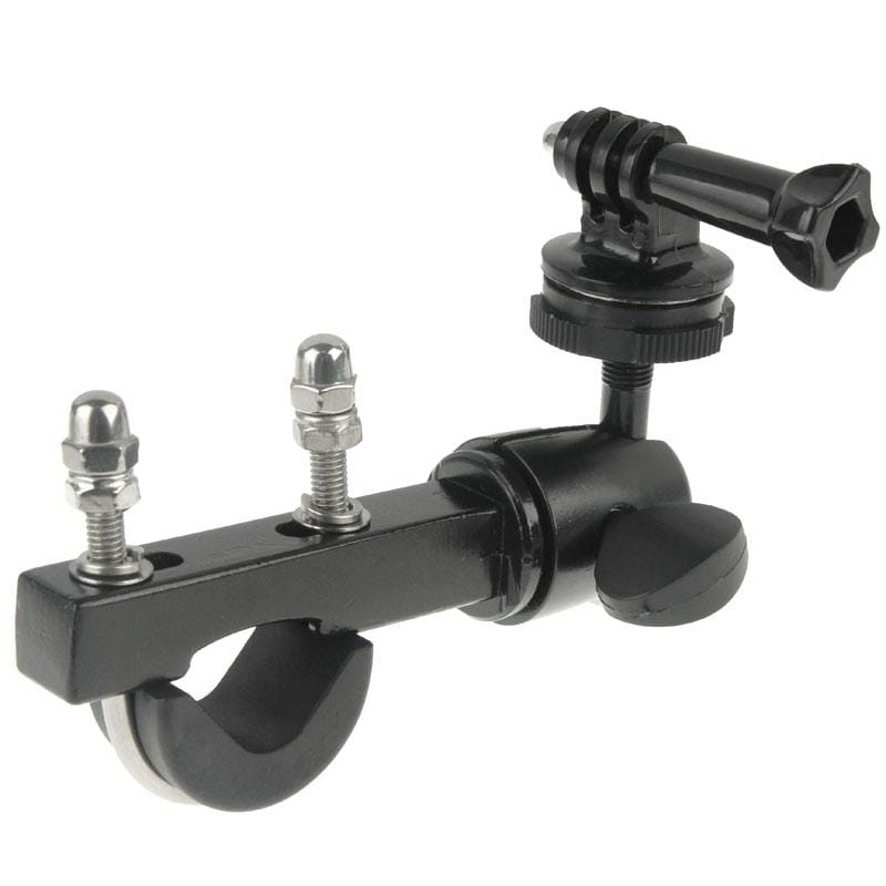 Handlebar Seatpost Big Pole Mount Bike Moto Bicycle Clamp with Tripod Mount Adapter & Screw for GoPro HERO9 Black / HERO8 Black /7 /6 /5 /5 Session /4 Session /4 /3+ /3 /2 /1, Xiaoyi and Other Action Cameras