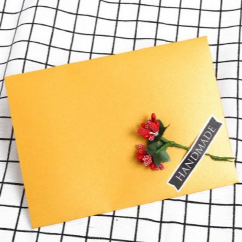 3 PCS Pearl Paper Envelope Creative DIY Invitation Letter Love Letter Postcard 6 Inch Photo Storage Folder (White Red Rose)
