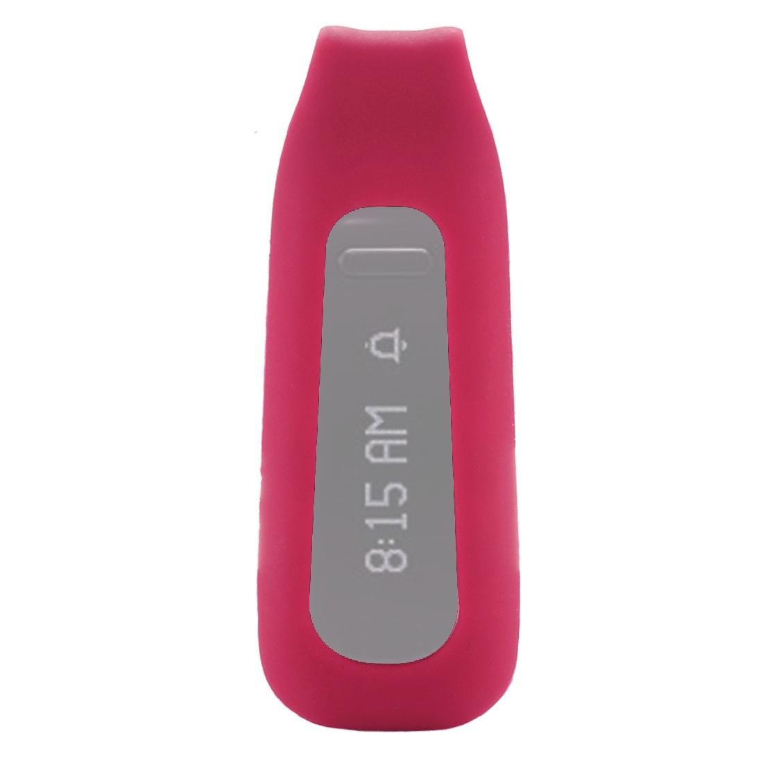 For Fitbit One Smart Watch Clip Style Silicone Case, Size: 6x2.2x1.5cm (Wine Red)
