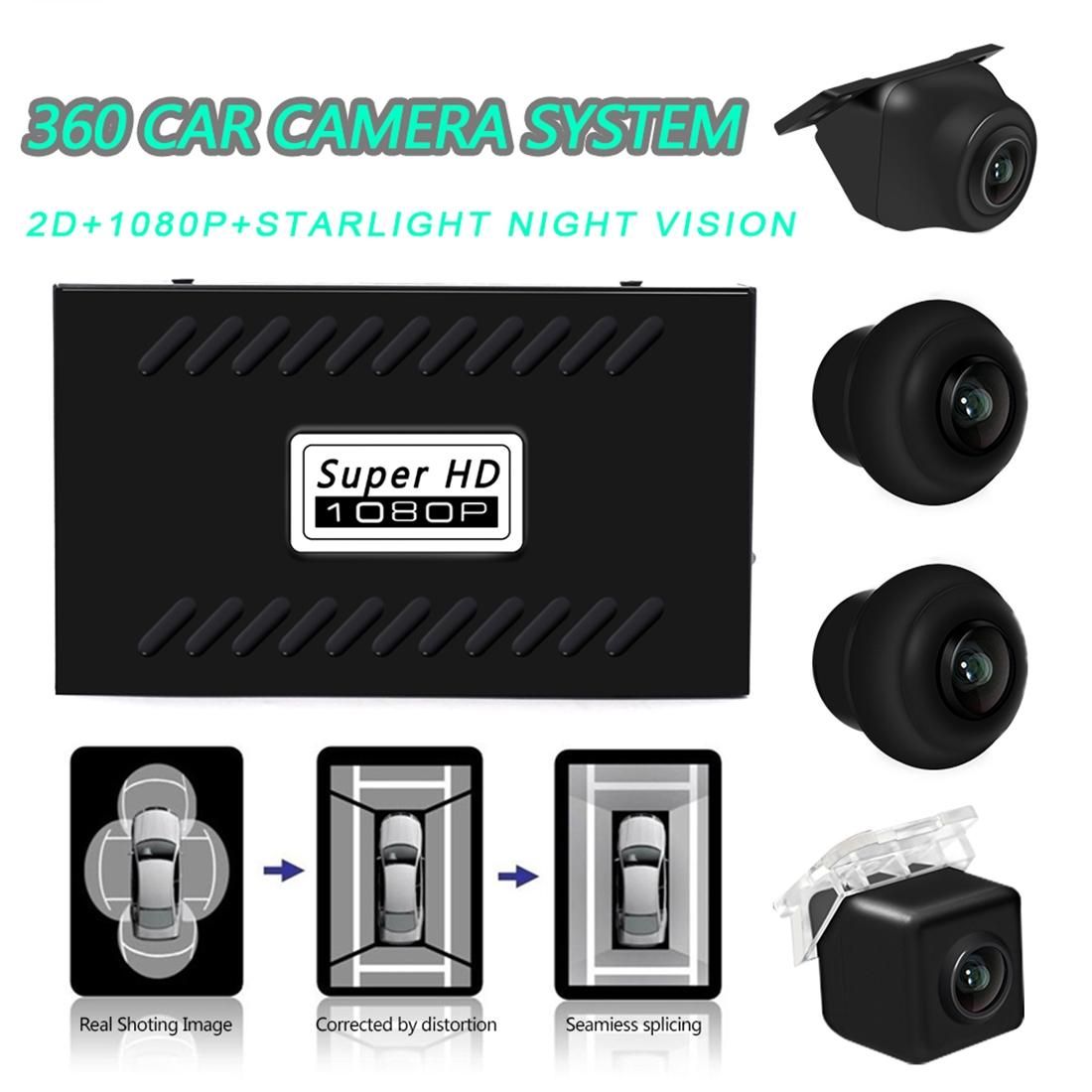 DV360B 360 Seamless Surround View Digital Video Recorder  Car DVR, Support Motion Detection with 4 Cameras