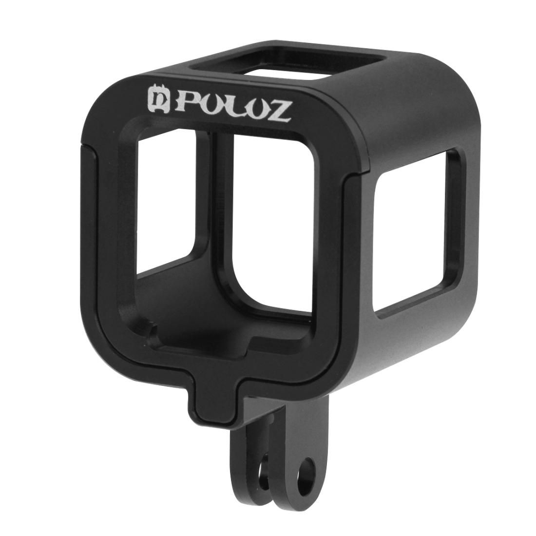 PULUZ Housing Shell CNC Aluminum Alloy Protective Cage with Insurance Frame for GoPro HERO5 Session /HERO4 Session /HERO Session (Blue)